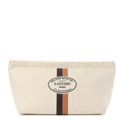 Goyard Canvas Necessaire Organizer Pouch Off White 1 of 9