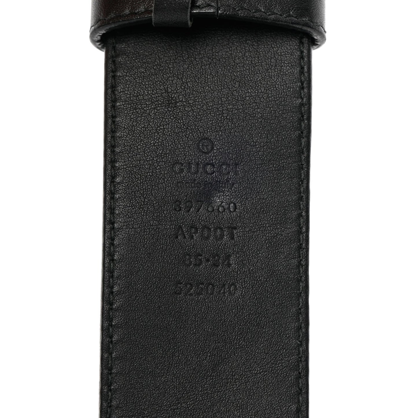 Calfskin Double G 40mm Belt 85 34 Black