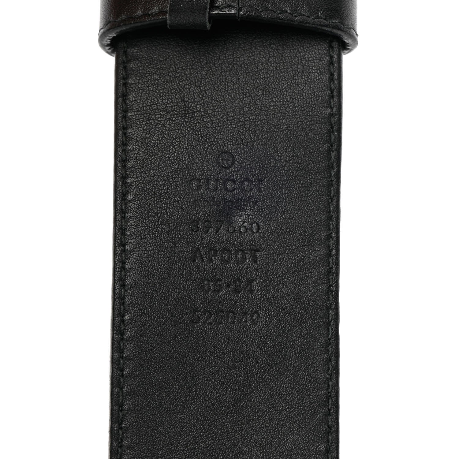 Gucci Calfskin Double G 40mm Belt 85 34 Black 10 of 10