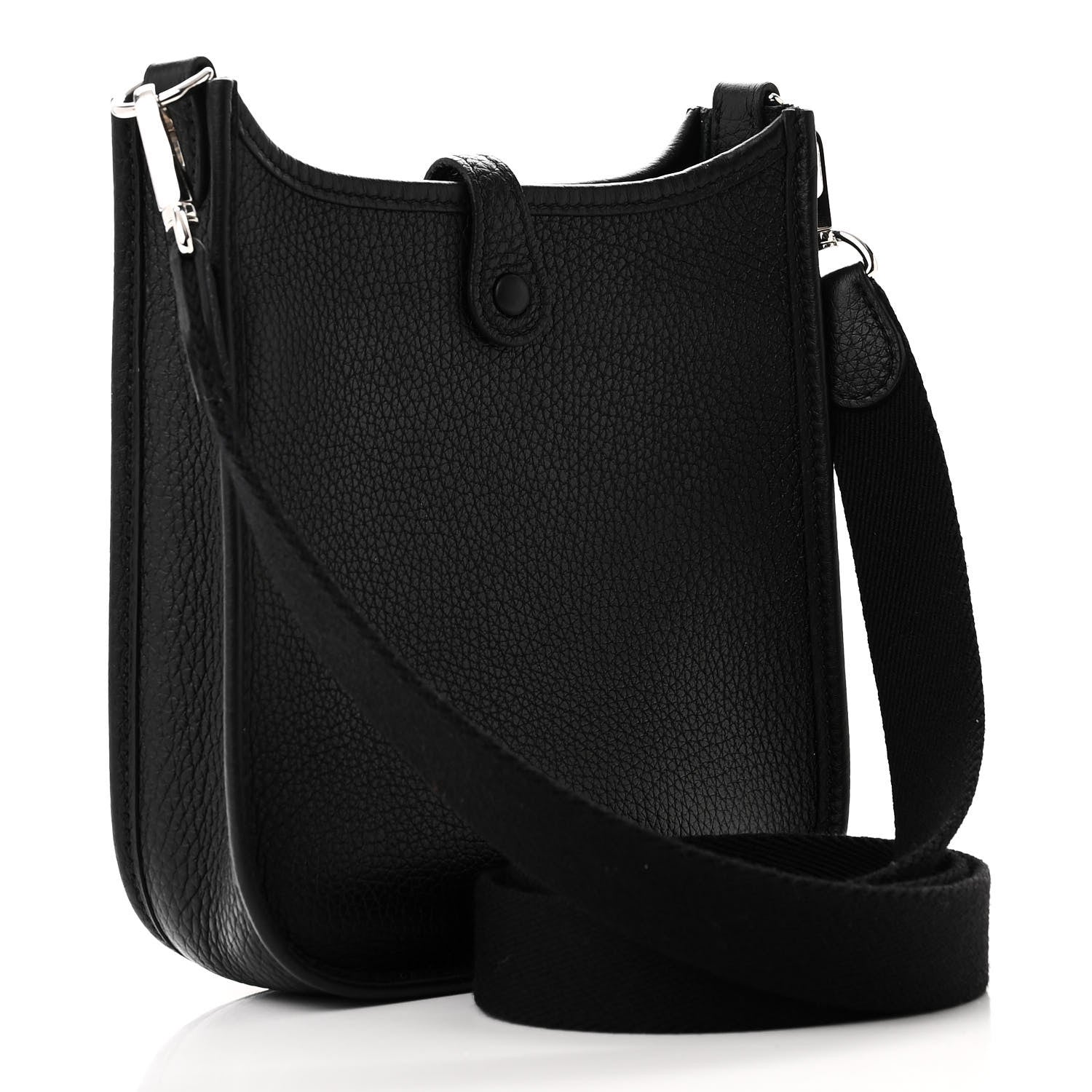 Hermes Taurillon Clemence Evelyne TPM Black 3 of 11