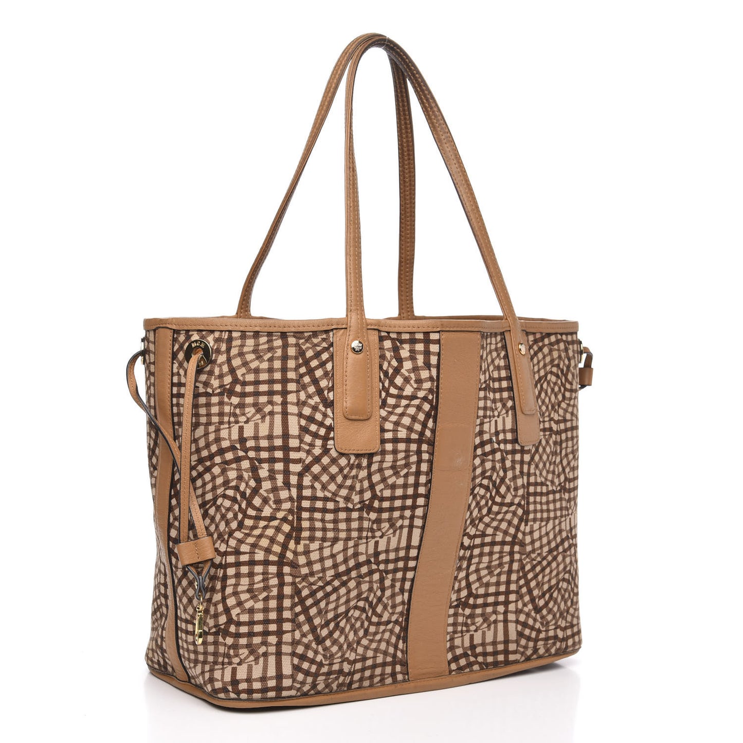 Visetos Medium Liz Reversible Shopper Tote Cognac