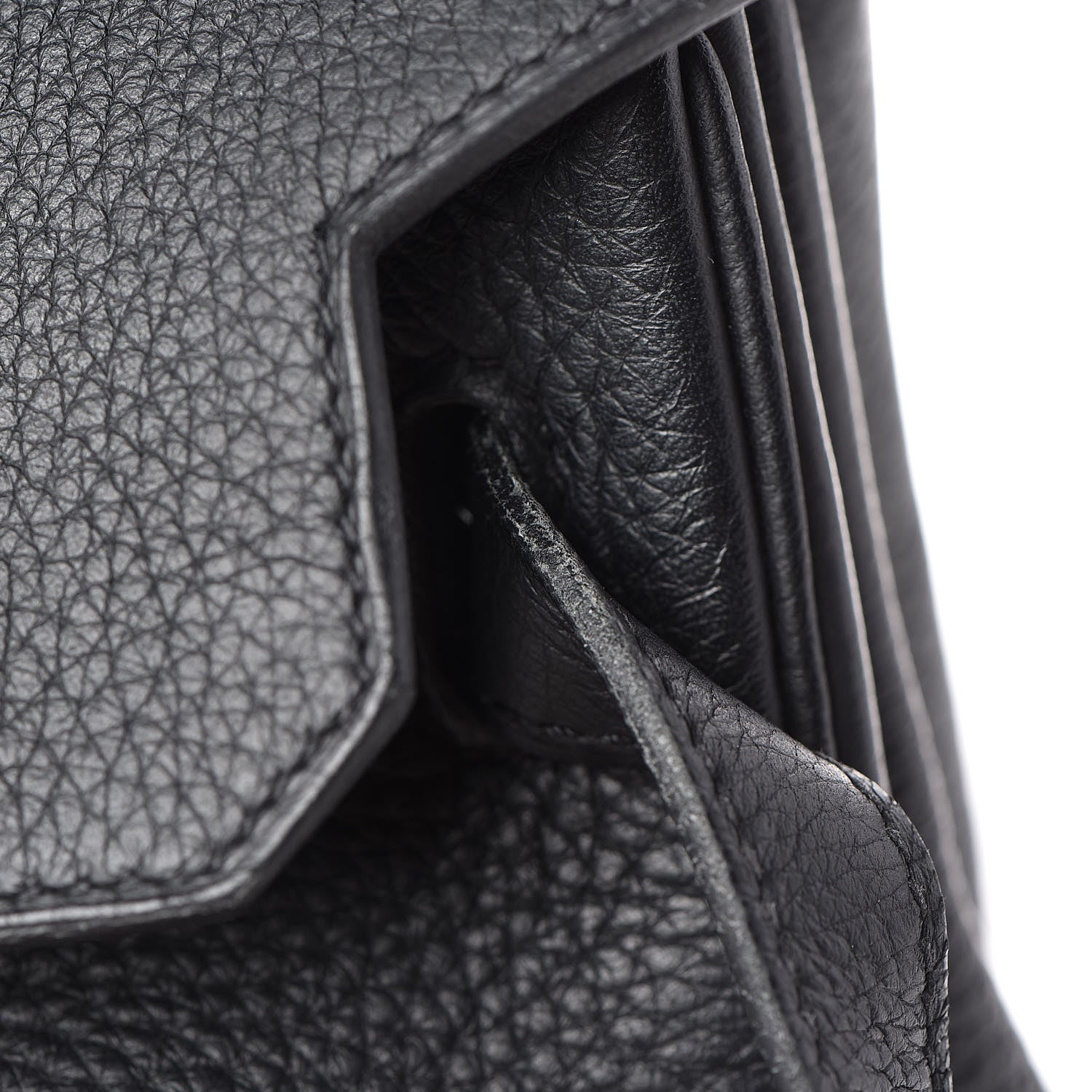 Hermes Taurillon Clemence Birkin 35 Black 36 of 37
