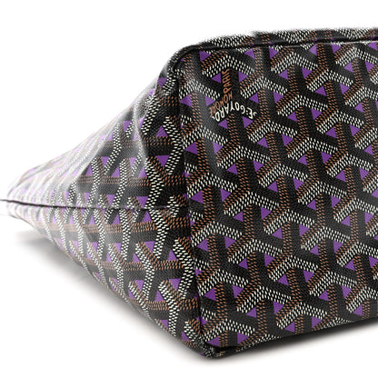 Goyard Goyardine Saint Louis Claire Voie PM Black Purple 8 of 9