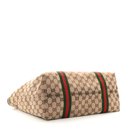 Gucci Monogram Large Jolicoeur Tote Brown 4 of 23