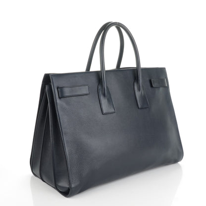 Saint Laurent Calfskin Large Sac De Jour Carryall Marine 3 of 7