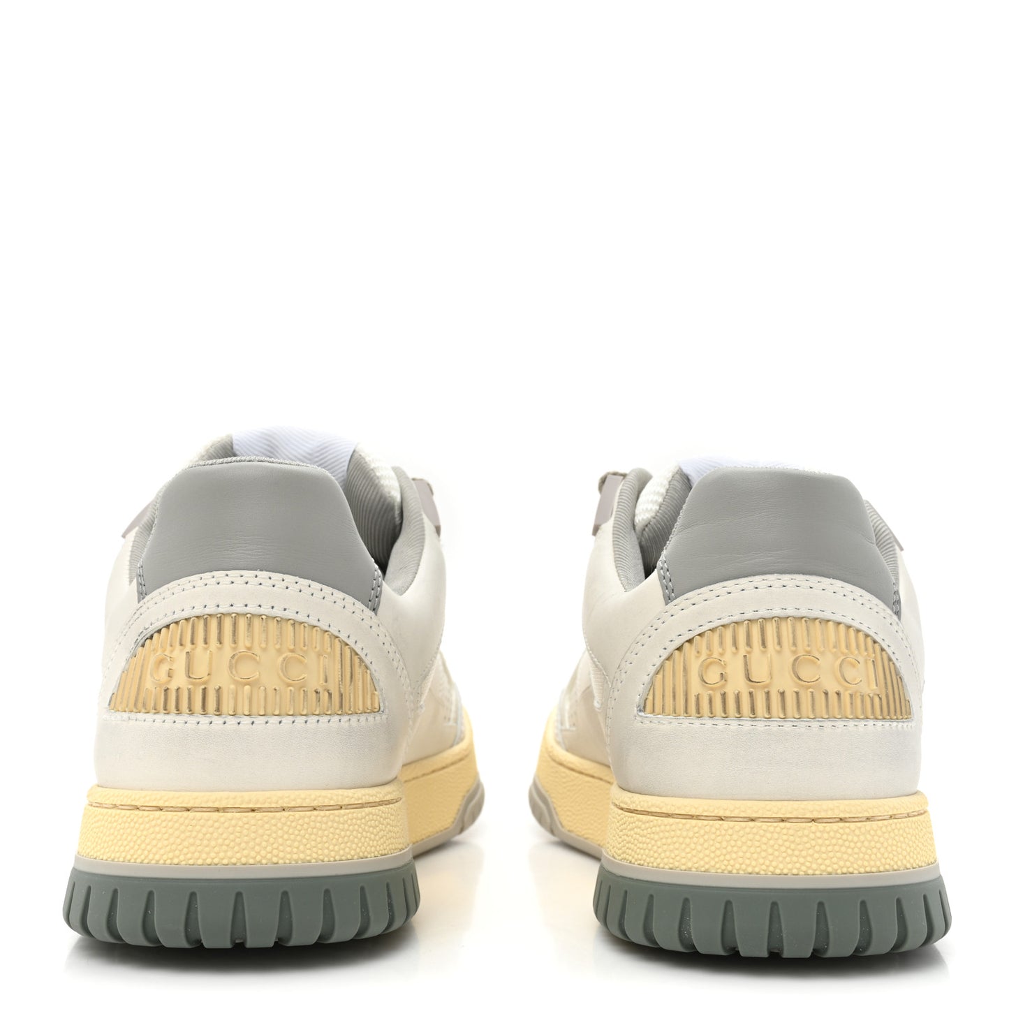 Calfskin Distressed Effect Womens Sneakers 37 Off White