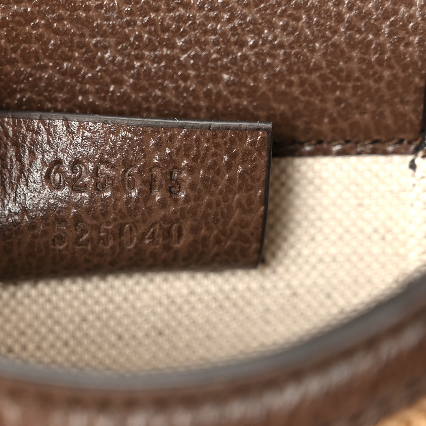 Monogram Jumbo GG Textured Dollar Calfskin Mini Horsebit 1955 Crossbody Bag Camel Ebony New Acero
