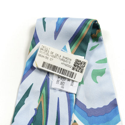 Hermes Silk Brides De Gala Shadow Twilly Ciel Vert Turquoise 2 of 2