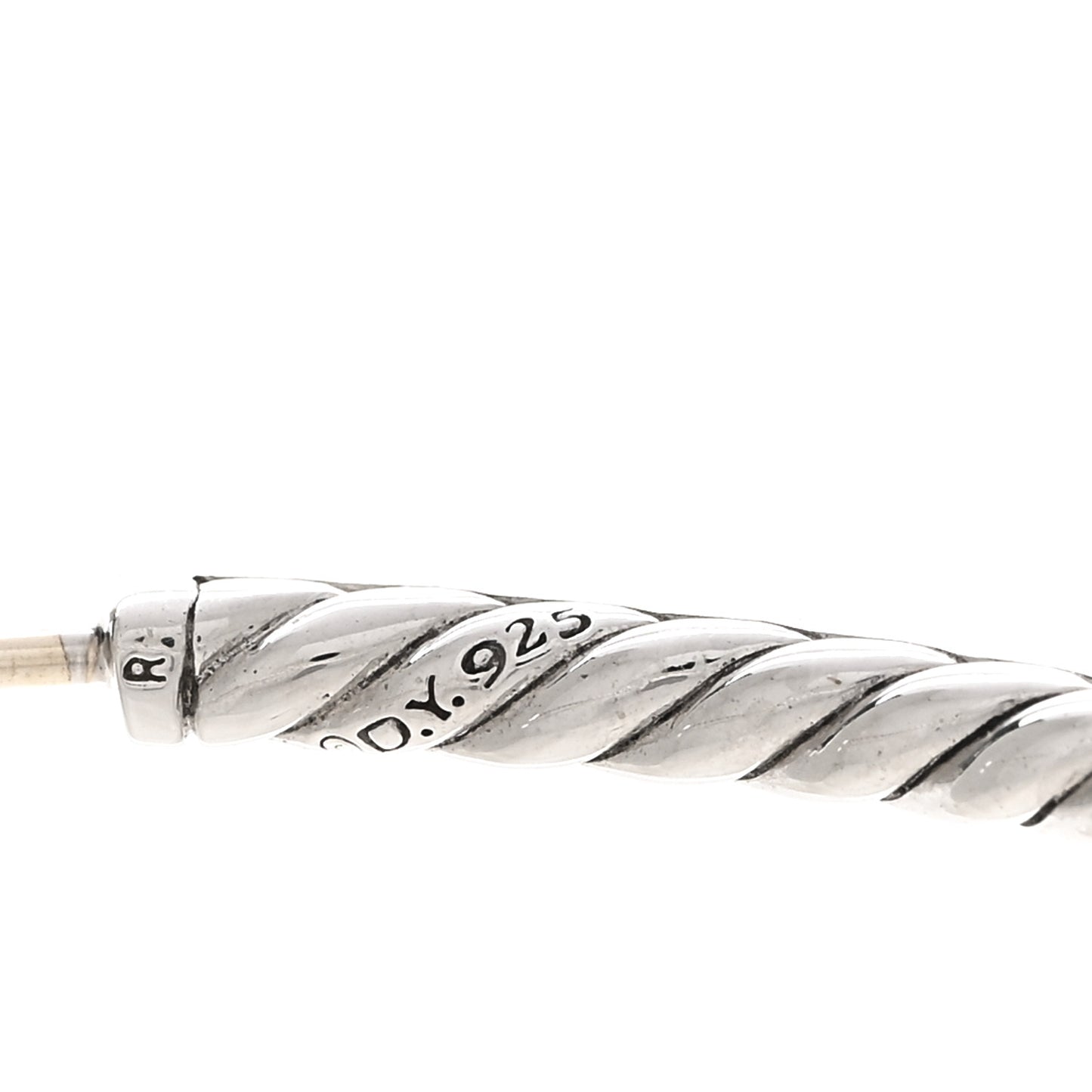 Sterling Silver Diamond Large Pave Hoop Earrings