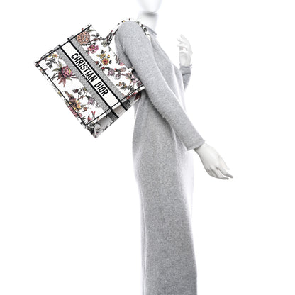 Christian Dior Canvas Jardin Botanique Embroidered Medium Book Tote Multicolor 2 of 10
