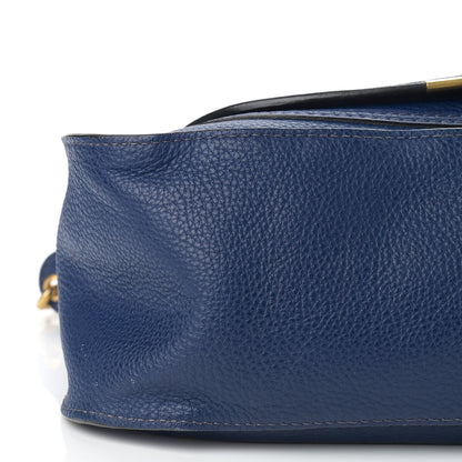 Chloe Calfskin Medium Marcie Satchel Royal Navy 11 of 12