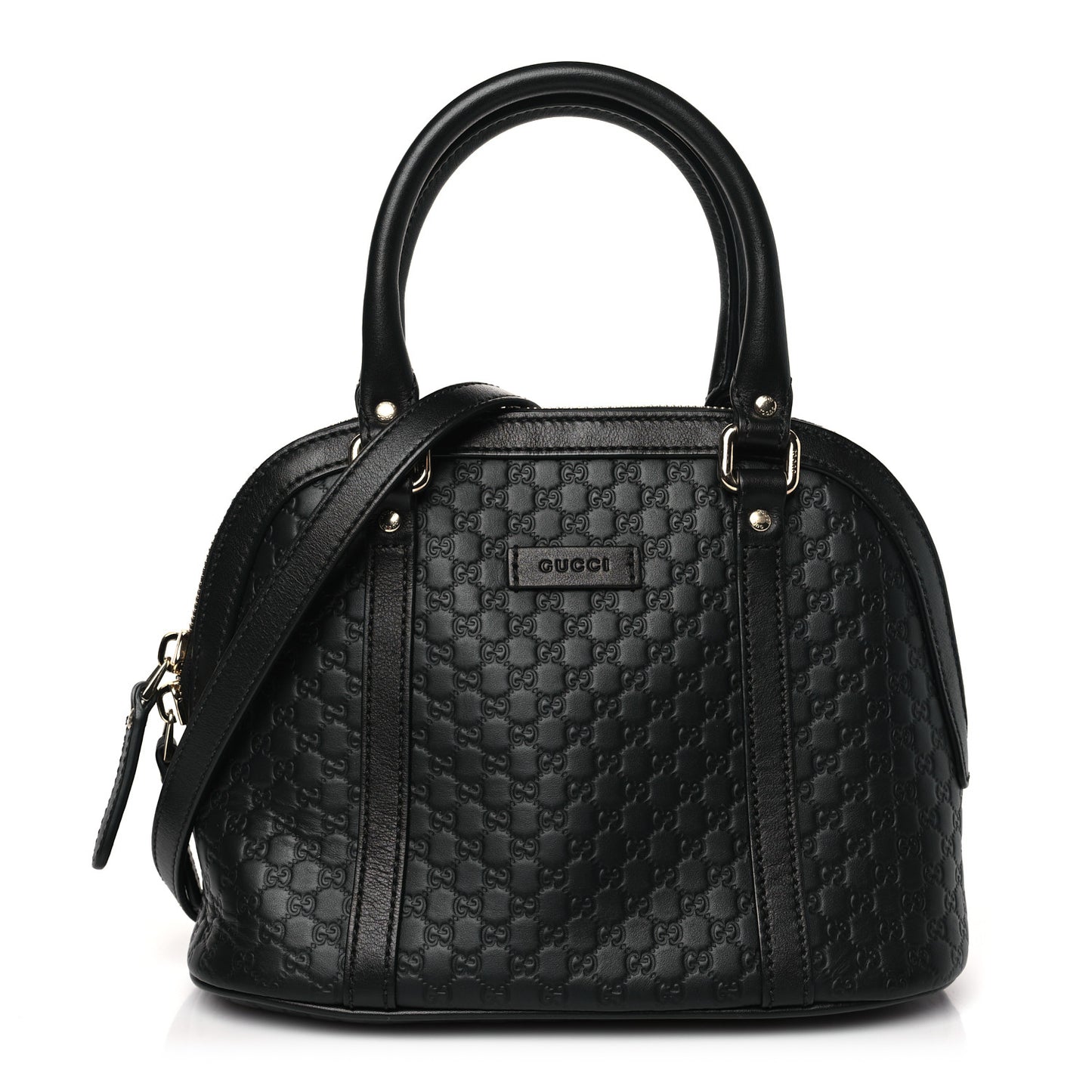 Microguccissima Mini Dome Bag Black