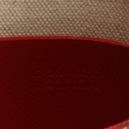 Goyard Goyardine Plumet Wallet Clutch Red 8 of 11