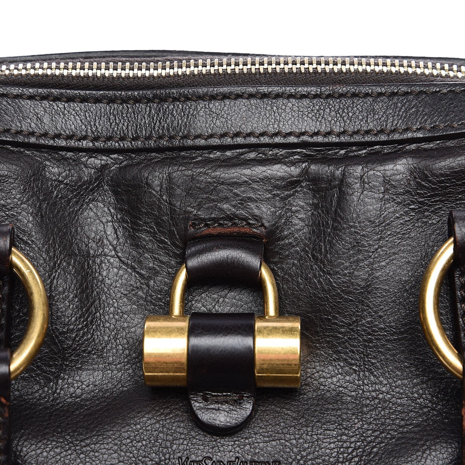 Saint Laurent Calfskin Large Muse Dark Brown 17 of 17