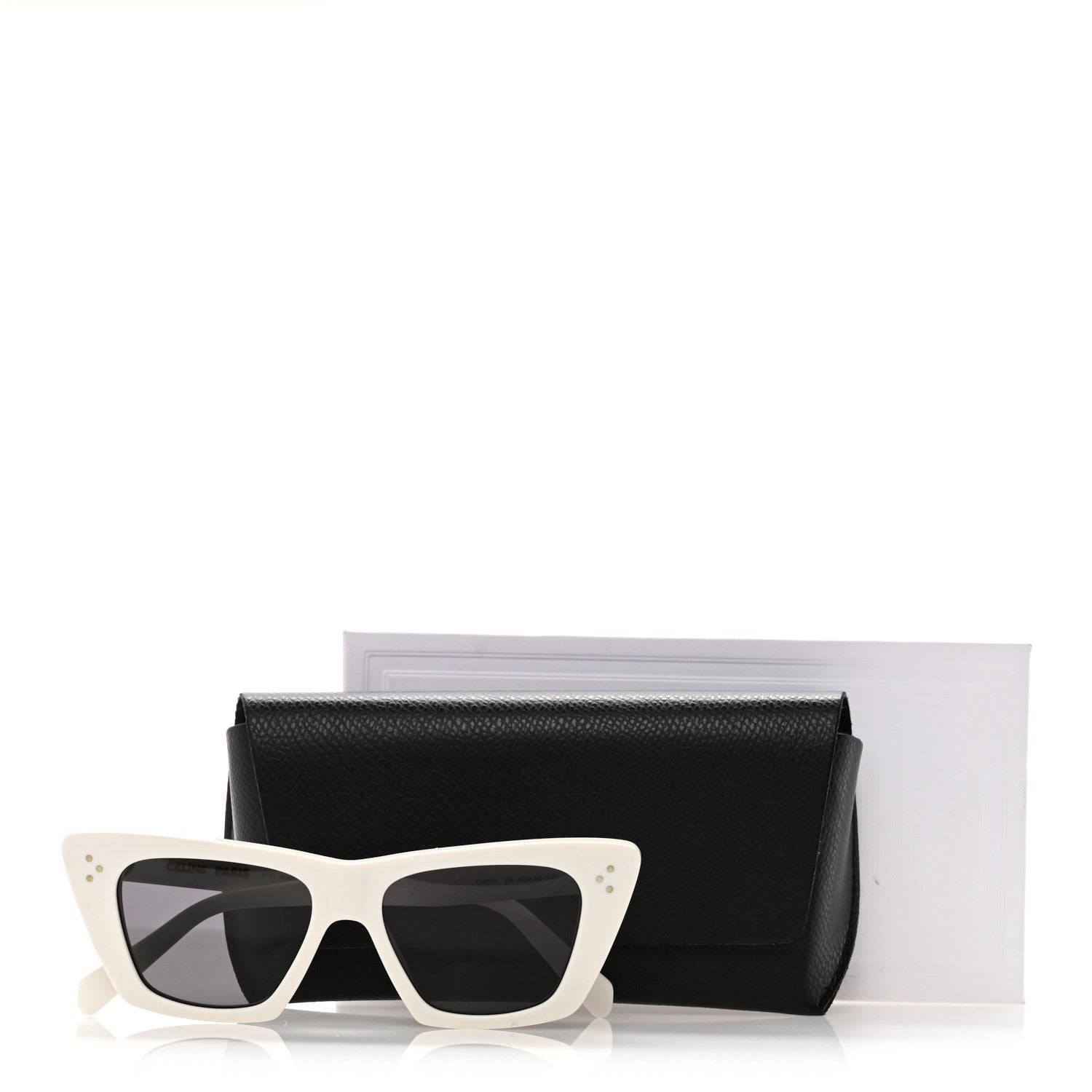 Celine Acetate Cat Eye Sunglasses CL40187I White 7 of 7