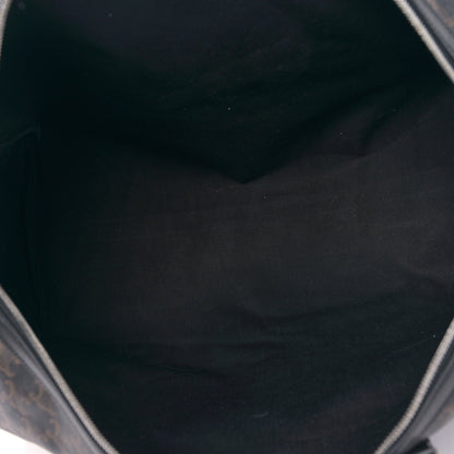 Celine X DAVID WEISS Triomphe Canvas Waves Large Voyage Duffle Black Multicolor 5 of 7