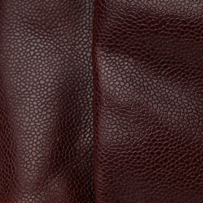 Chanel Caviar Flap Shoulder Bag Burgundy 20 of 22