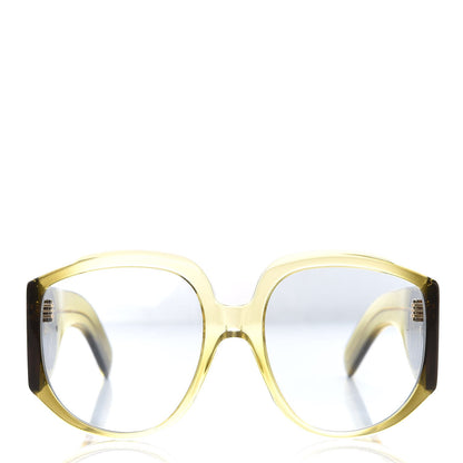 Gucci Acetate Oversized Interlocking G Sunglasses Yellow 2 of 9