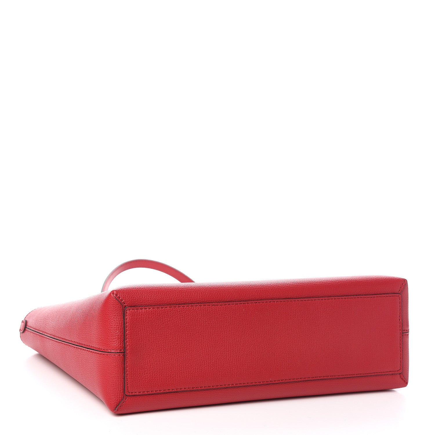 Burberry Haymarket Check Small Reversible Tote Poppy Red 4 of 12