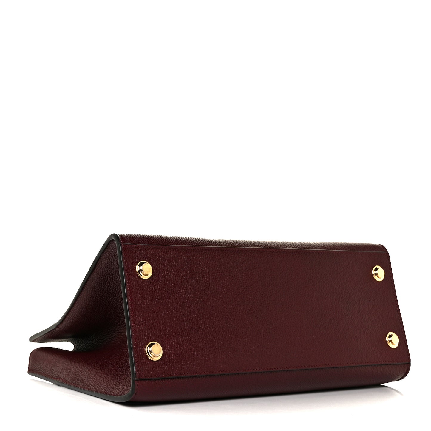 Calfskin City Steamer MM Burgundy Black
