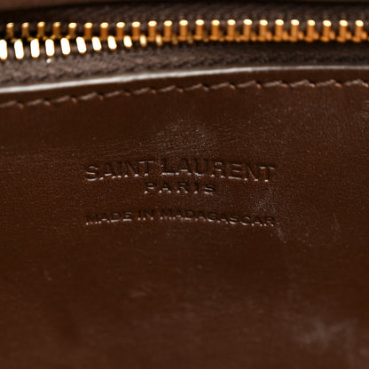 Saint Laurent Raffia Calfskin Medium Panier Tote 7 of 10