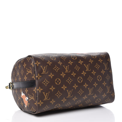 Louis Vuitton Monogram My World Tour Speedy Bandouliere 30 Black 4 of 10