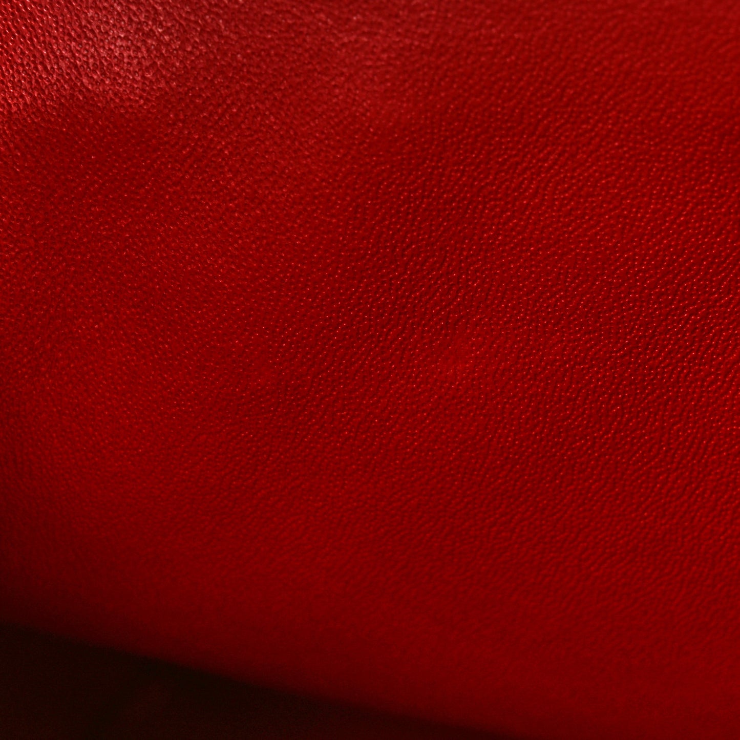 Caviar Quilted Flap Clutch Red