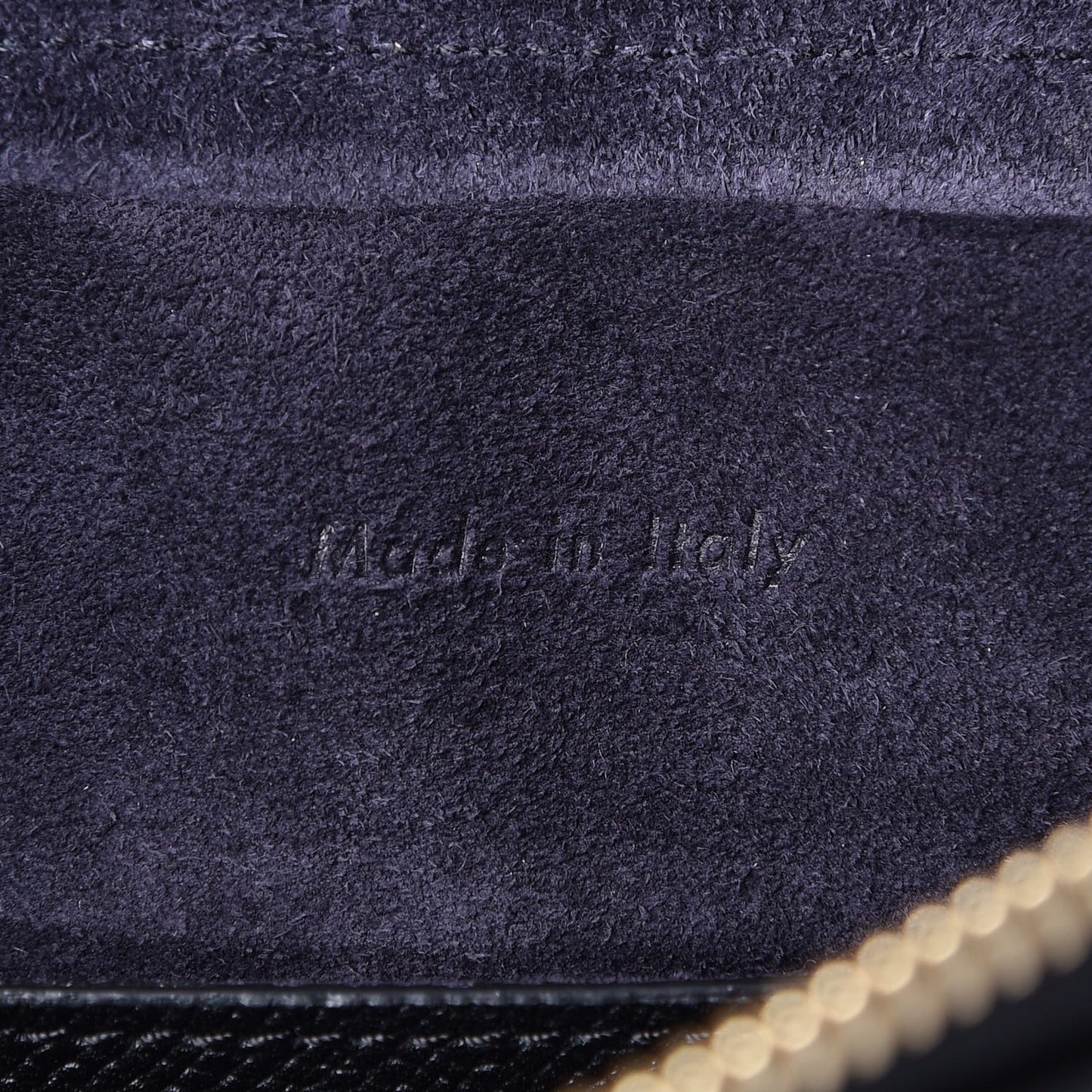 Grained Calfskin Micro Belt Bag Black