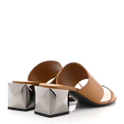 Hermes Lambskin Cornelia Sandals 40 Beige Dore 4 of 8