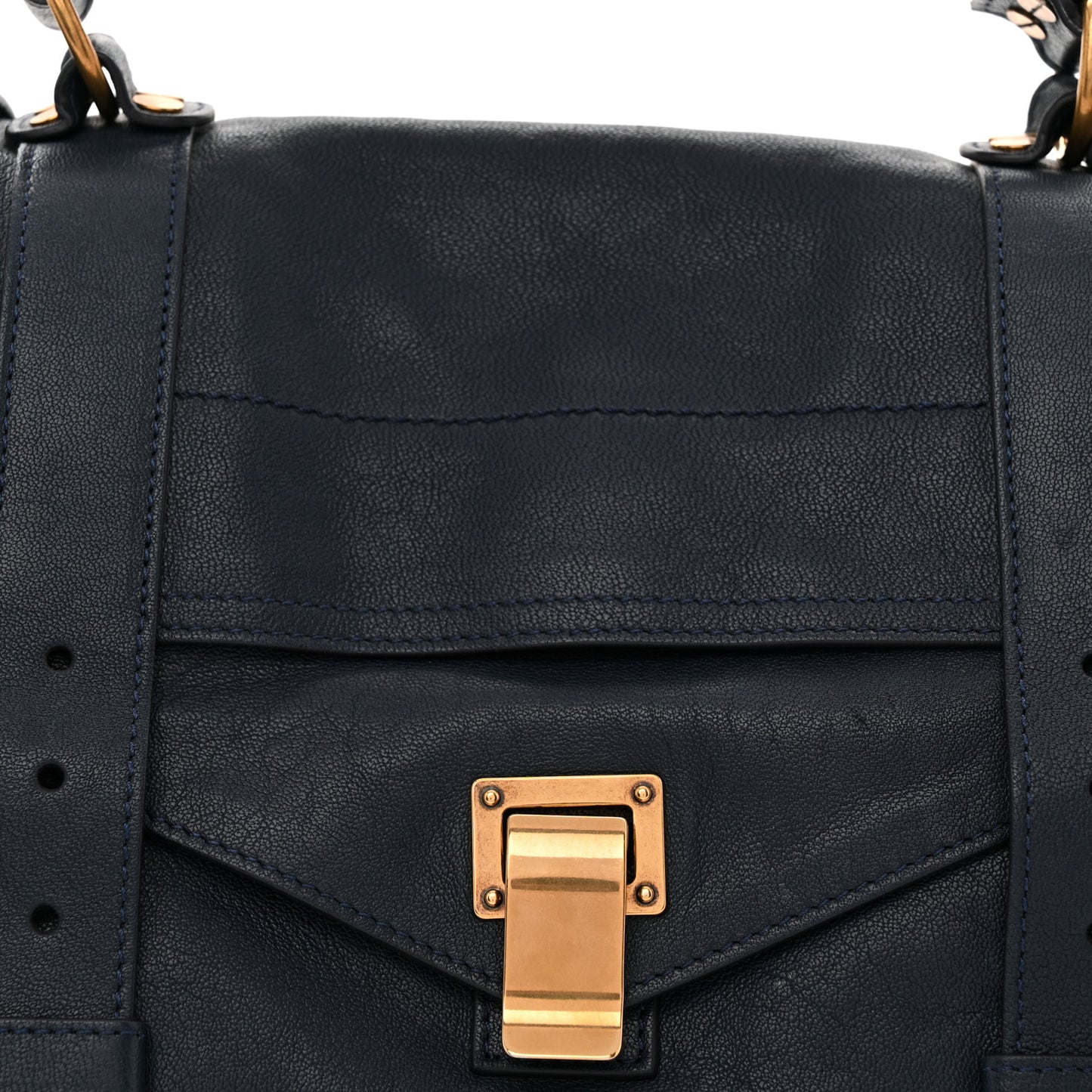 Lambskin Medium PS1 Satchel Midnight
