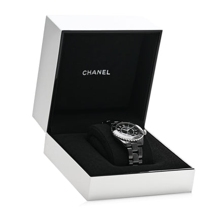 Chanel Stainless Steel Ceramic 38mm J12 Automatic Watch Black 5 of 5