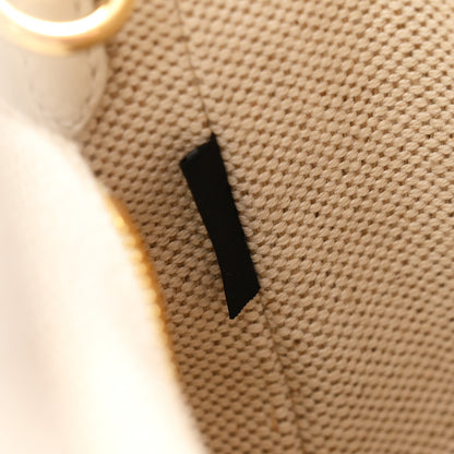 Prada Wicker Canvas Mini Tote Naturale White 7 of 11