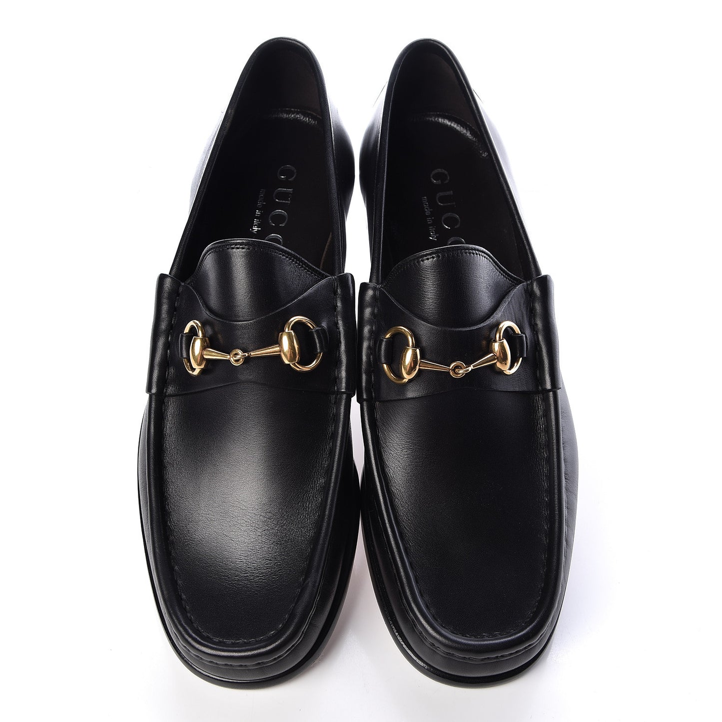 Calfskin Mens 1953 Horsebit Loafers 9.5 Black