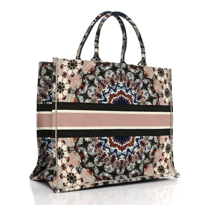 Christian Dior Canvas Embroidered Large KaleiDioroscopic Book Tote Multicolor 2 of 9