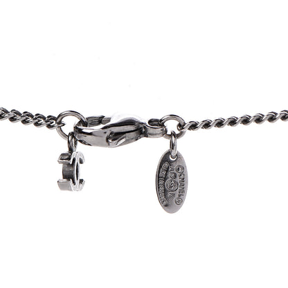 Chanel Crystal Timeless CC Necklace Ruthenium 4 of 4