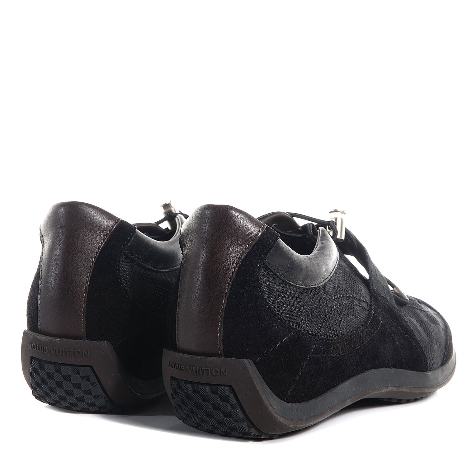 Louis Vuitton Damier Geant Chrono Sneaker 10 Black 3 of 4