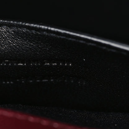 Saint Laurent Grain De Poudre Textured Mixed Matelasse Medium Triquilt Monogram Satchel Rouge Legion 8 of 11