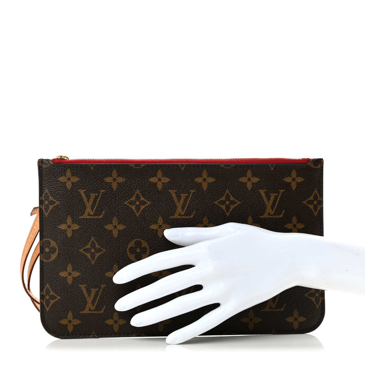 Monogram Neverfull MM GM Pochette Cherry