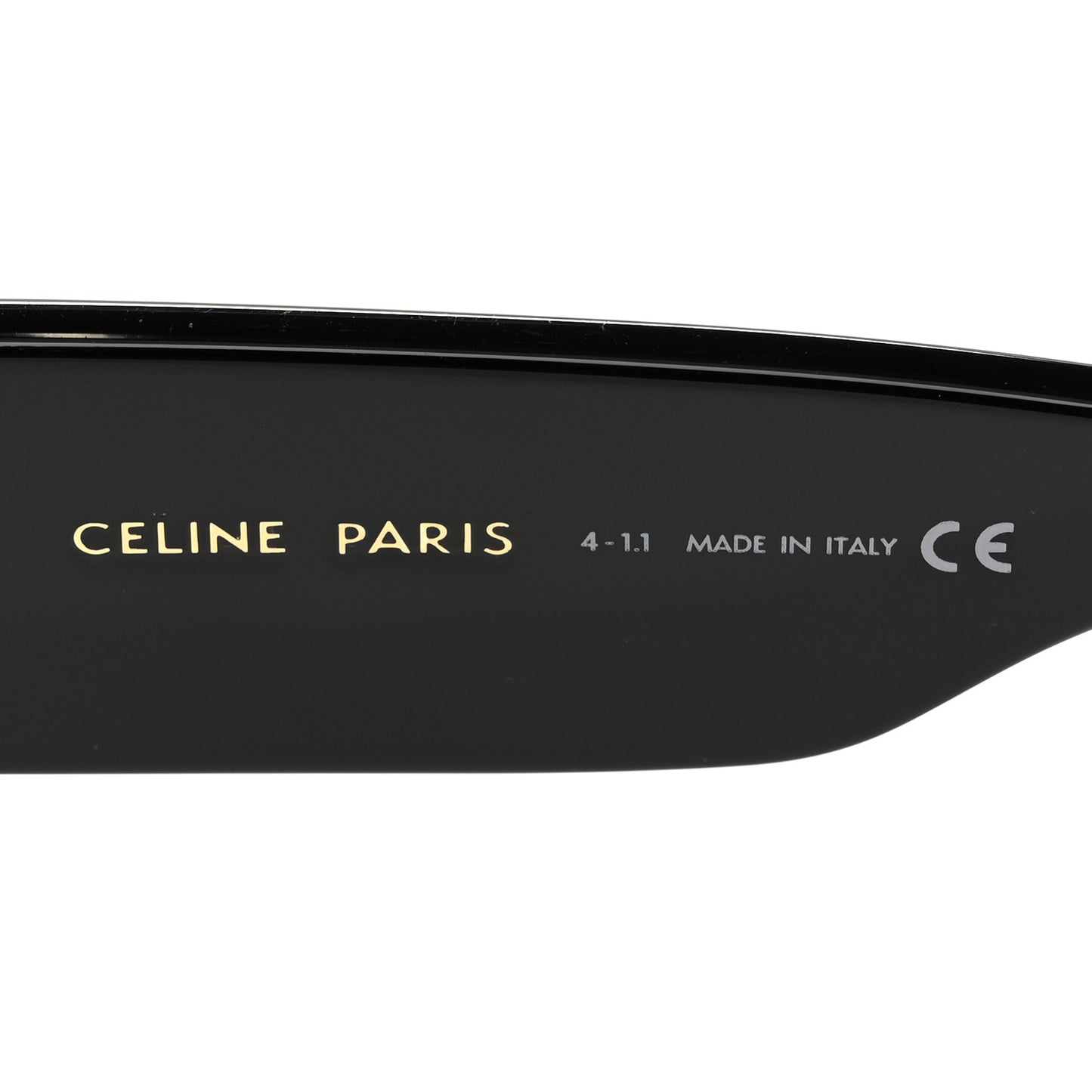 Acetate Rectangular Sunglasses CL4056IN Black