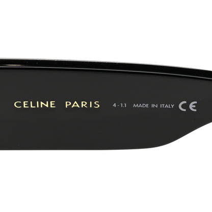 Celine Acetate Rectangular Sunglasses CL4056IN Black 6 of 7