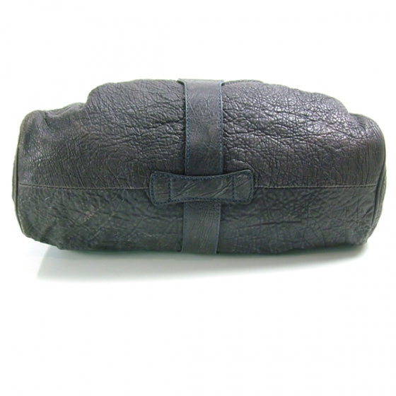 Drummed Leather RAMONA Navy