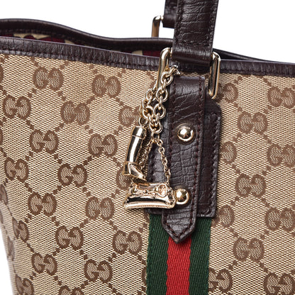 Gucci Monogram Medium Jolicoeur Tote Brown 5 of 11