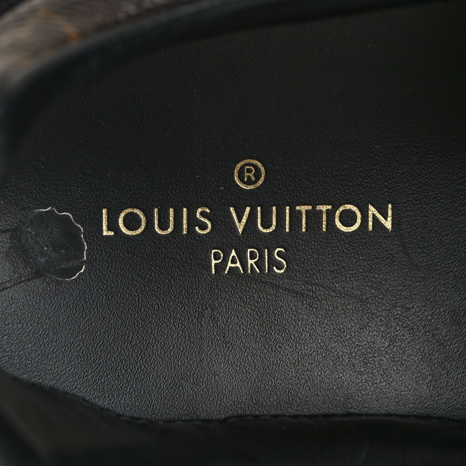 Louis Vuitton Suede Monogram Run Away Sneakers 39 Black 7 of 7
