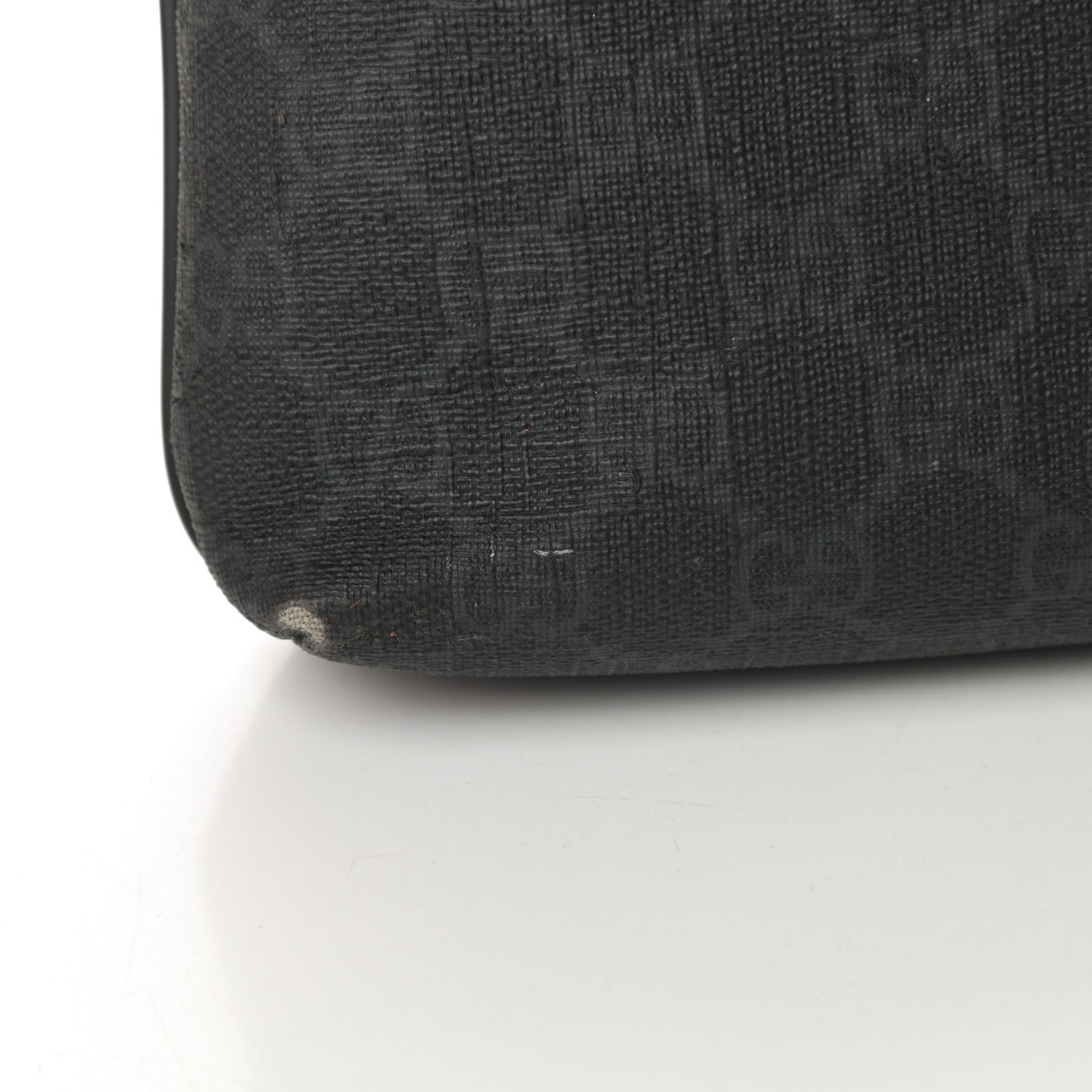 Gucci GG Supreme Monogram Crossbody Messenger Bag Black Grey 13 of 20