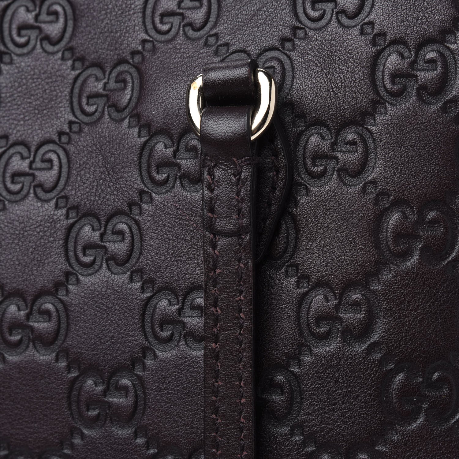 Gucci Guccissima Medium Bree Shoulder Bag Chocolate 25 of 28