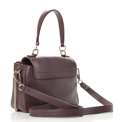 Chloe Calfskin Quilted Mini Faye Day Shoulder Bag Burnt Brown 3 of 12