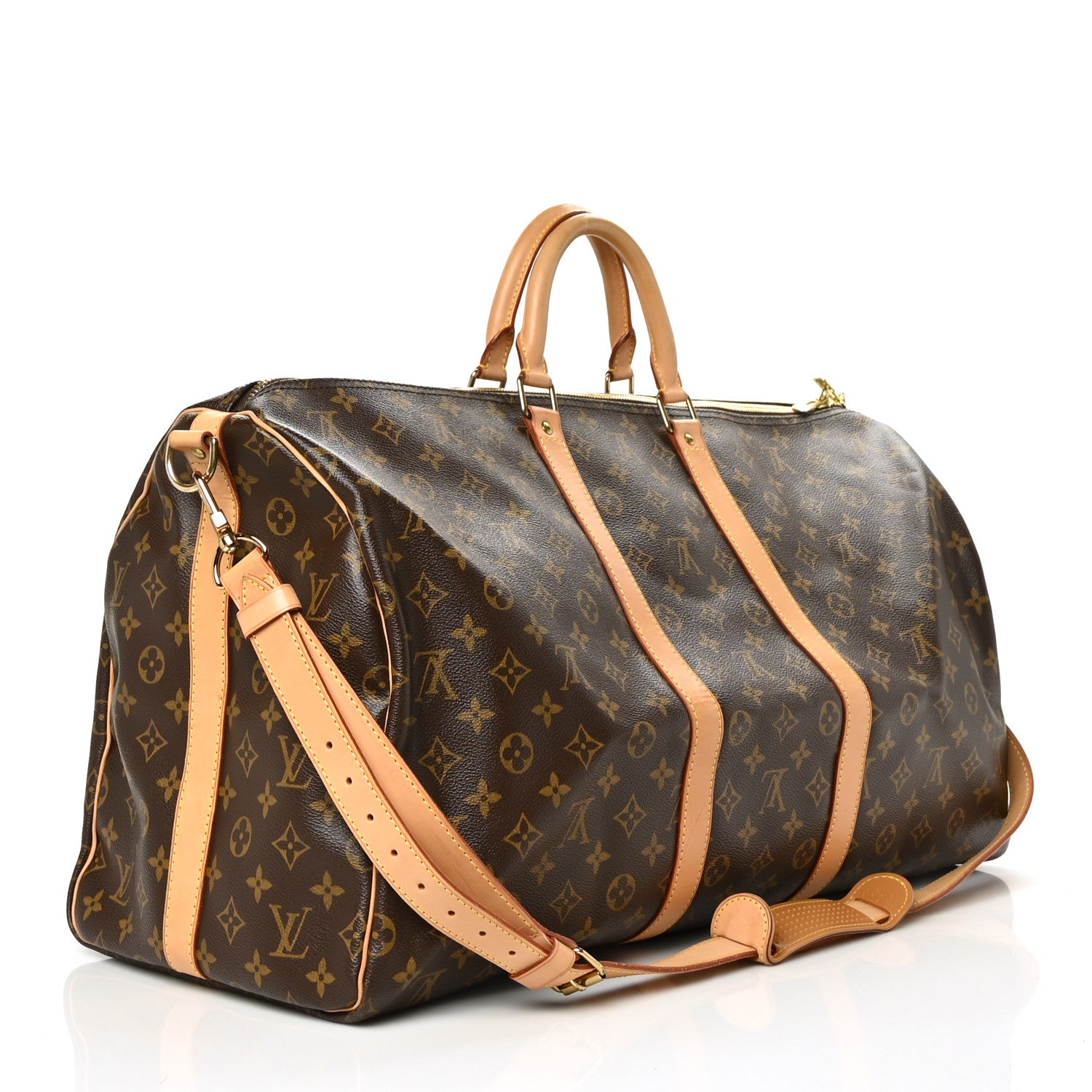 Louis Vuitton Monogram Keepall Bandouliere 55 3 of 11