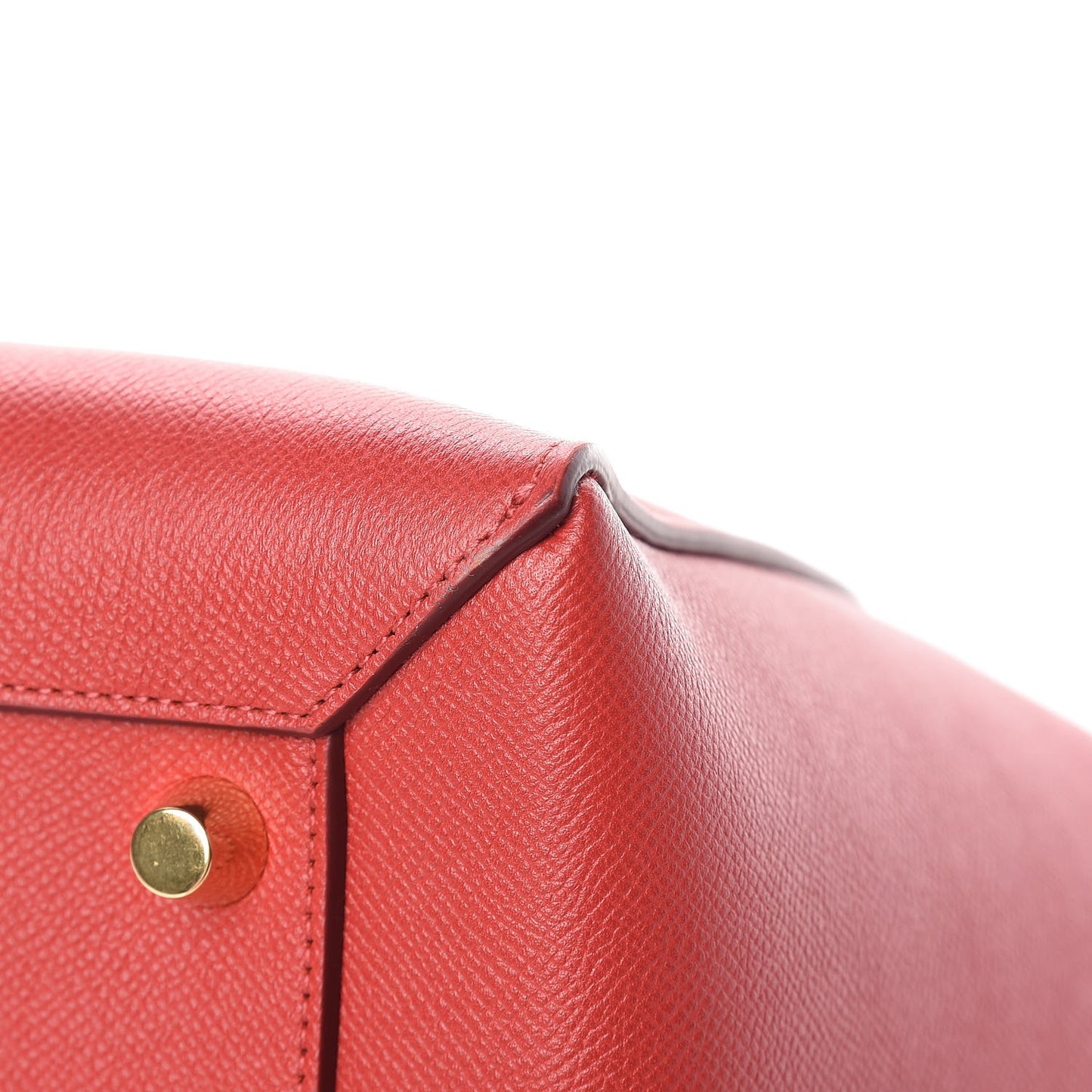 Grained Calfskin Mini Belt Bag Coquelicot