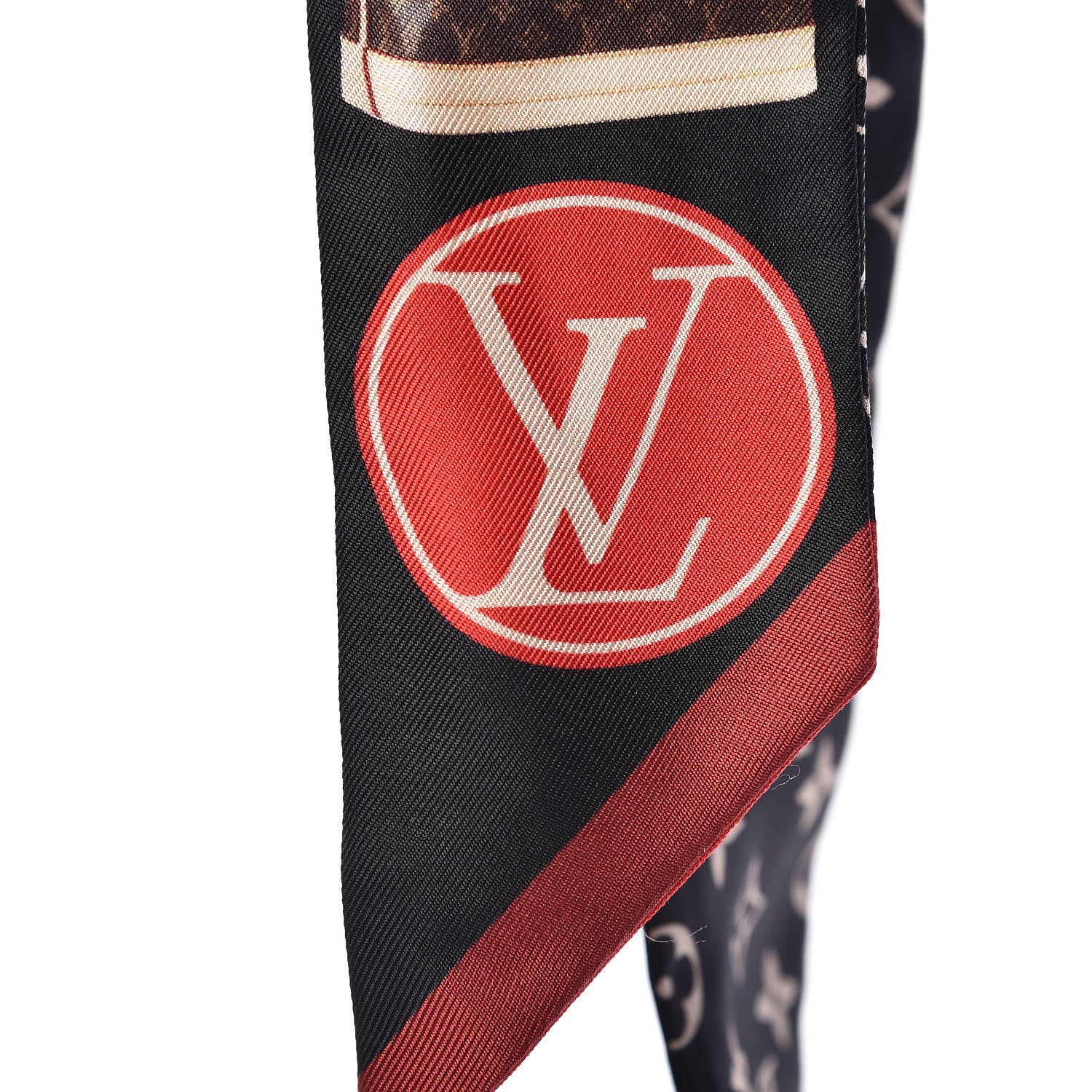 Louis Vuitton Silk Monogram Tribute To Noe BB Bandeau Black 5 of 5