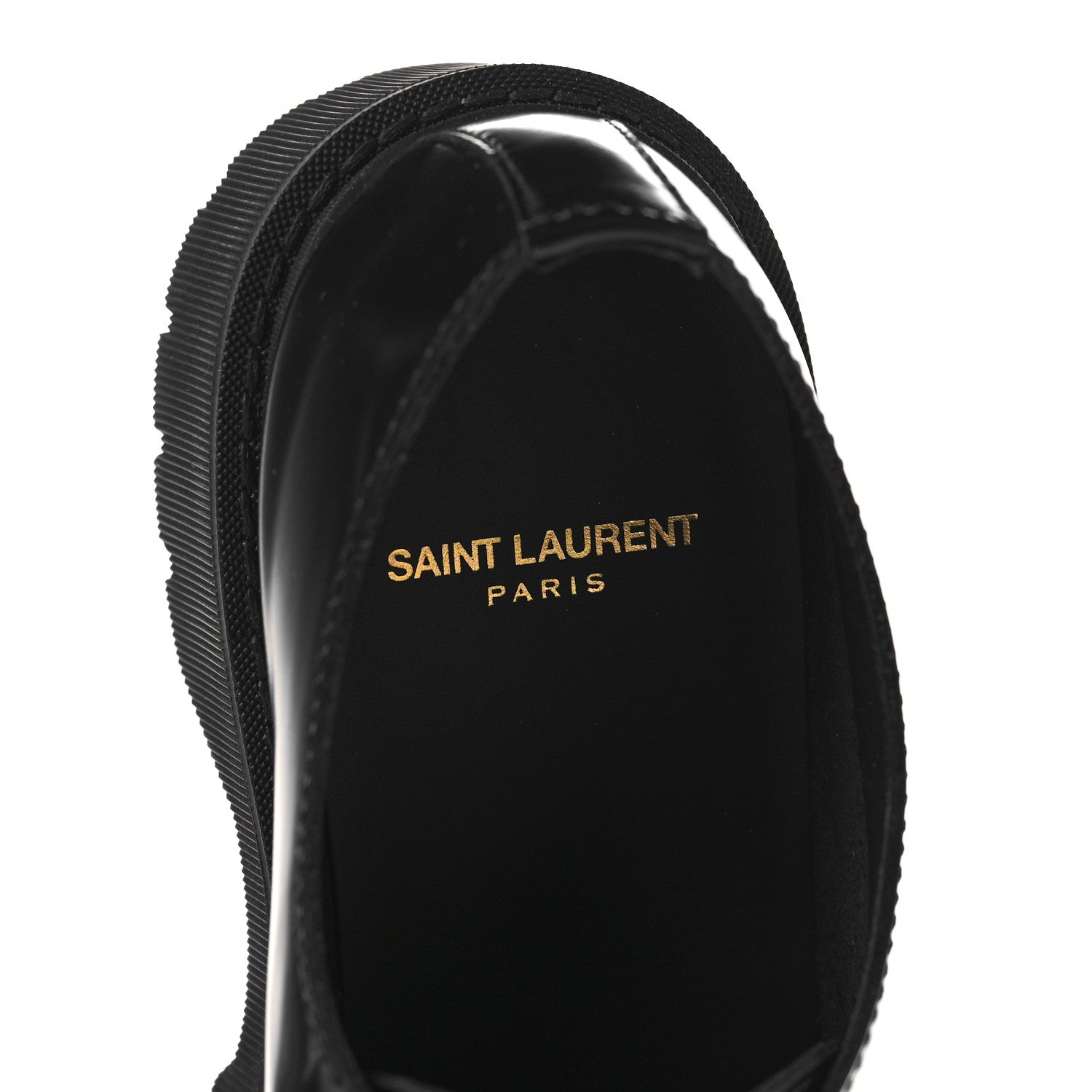 Saint Laurent Ketta Liverpool Lace Up Derby Shoes 39 Black 7 of 9